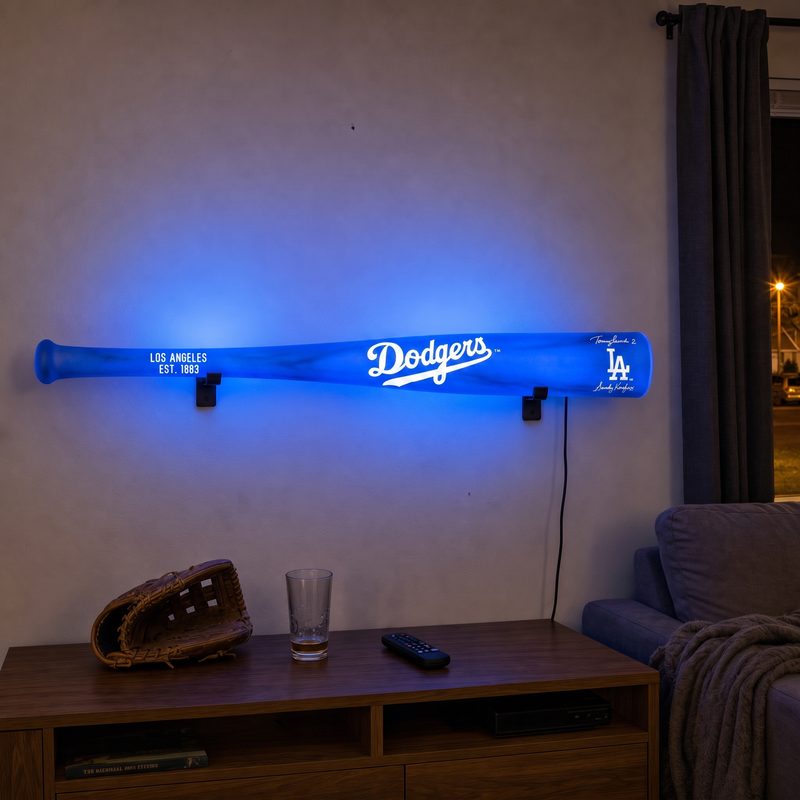 Customer photo of the Lumber Glow bat lamp